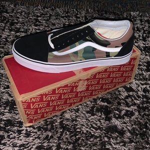 Woodland Camo Vans